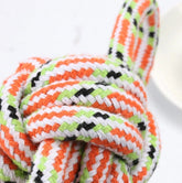 KUTKUT Rope Puppy Chew Toy, Pets Puppy Toys Small Rope Ball, Durable Tough for Small to Medium Dog Chew Toys,Non-Toxic and Safe (Weight: 100gm)-Ropes-kutkutstyle